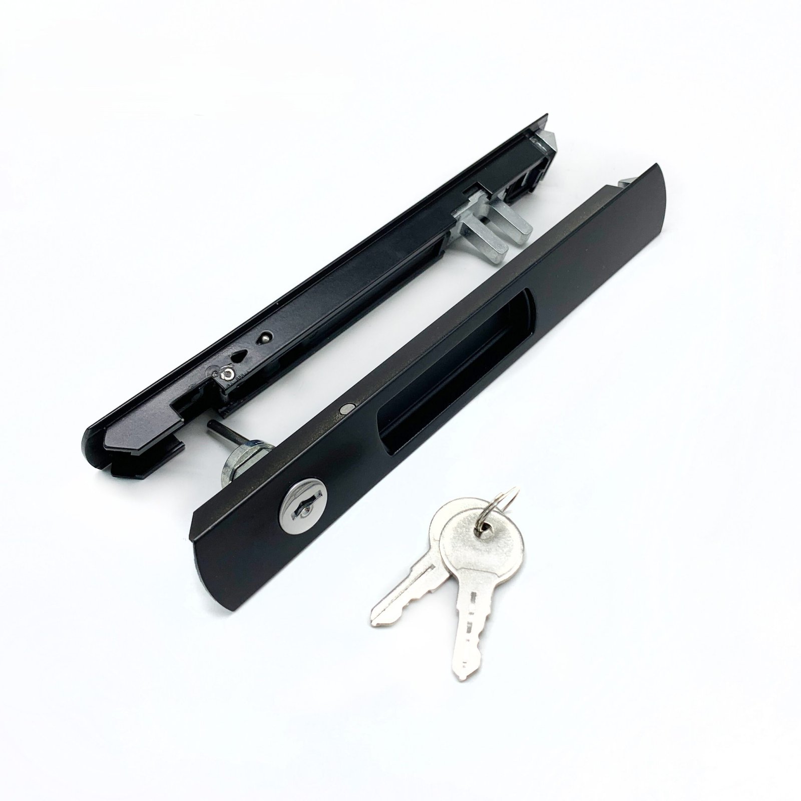 Henray TS-1007 sliding door lock installation parts